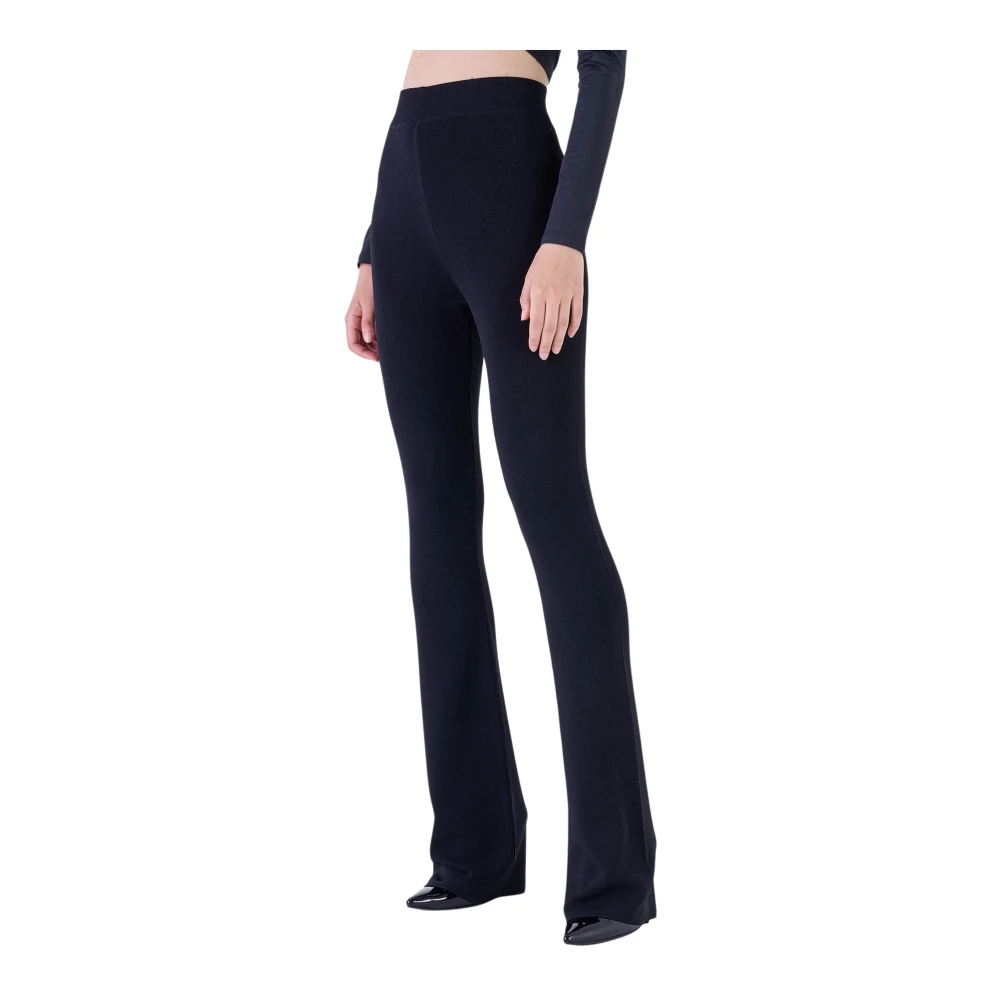 Silvian Heach Slim-fit Trousers Black Dames