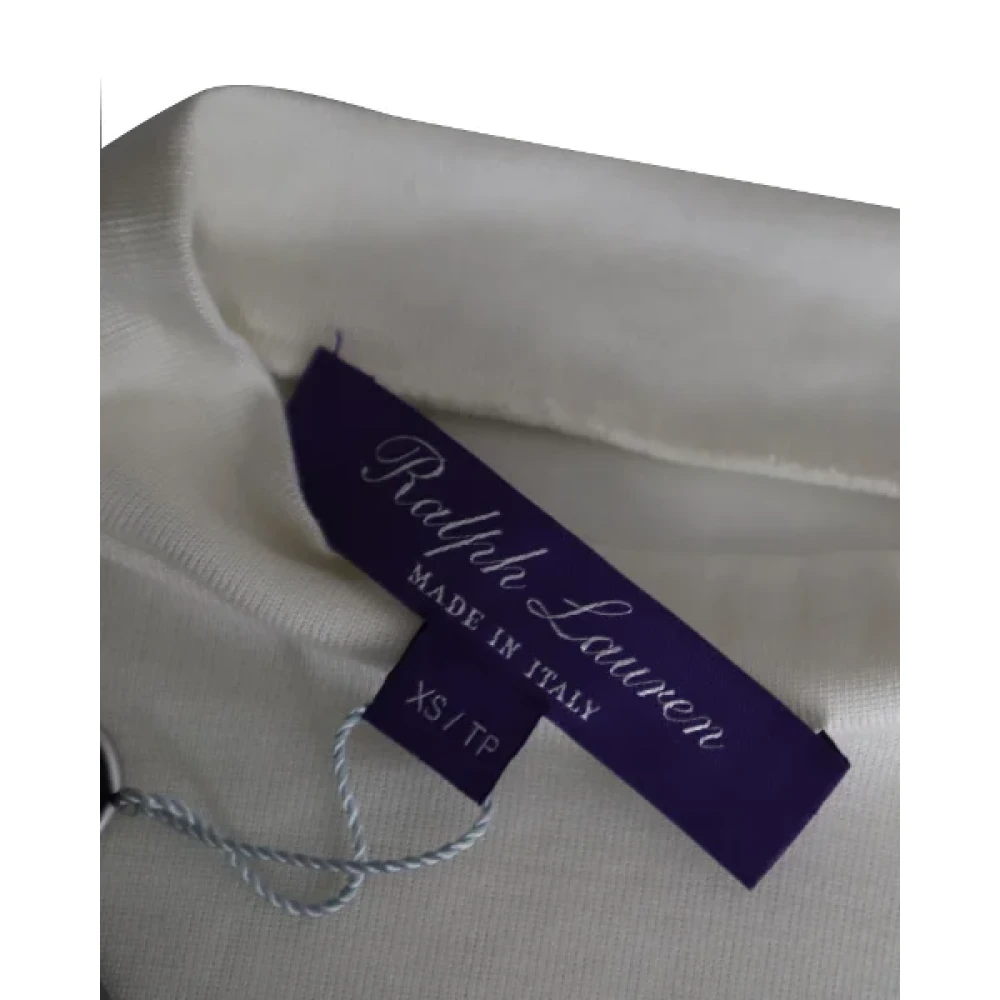 Ralph Lauren Pre-owned Silk tops White Dames