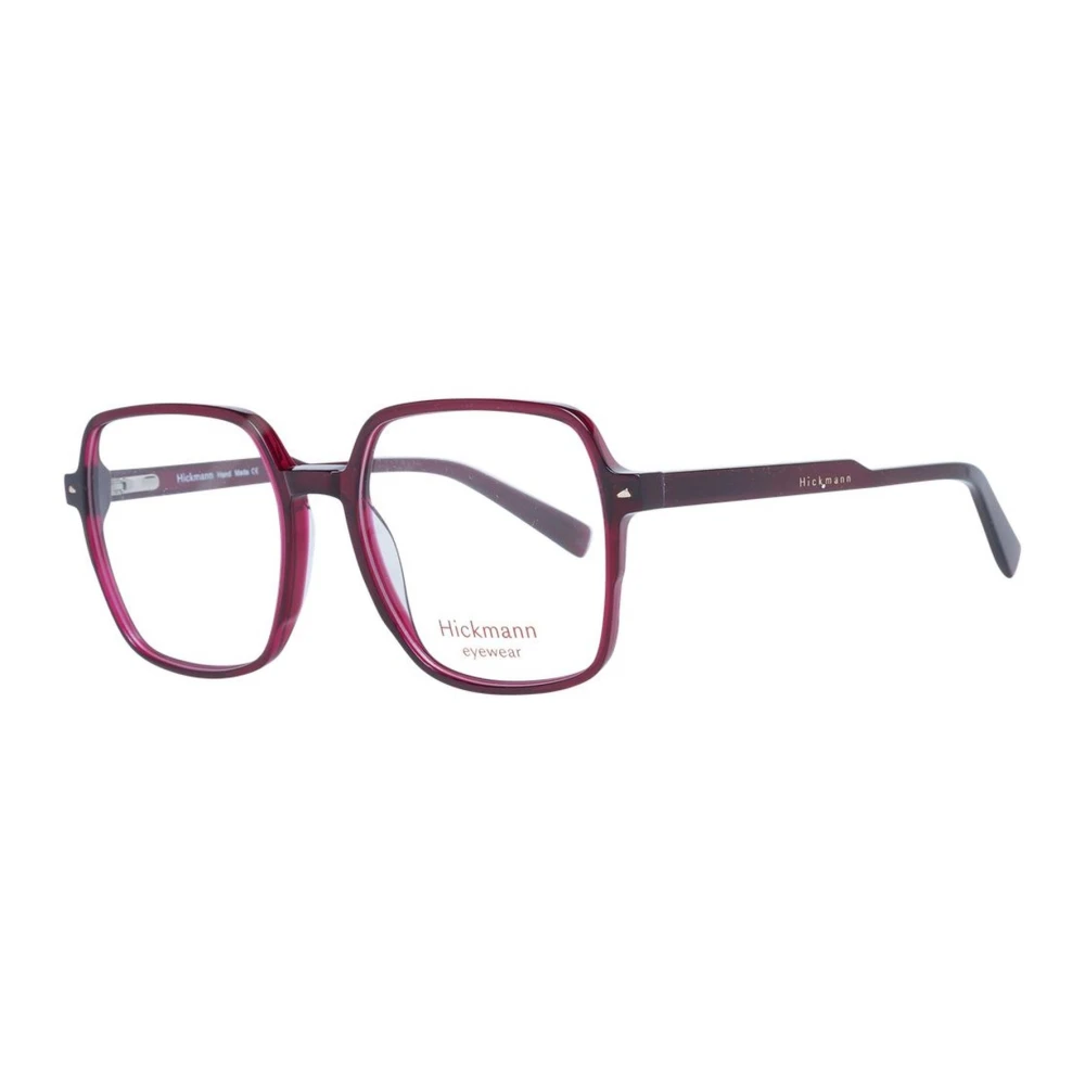 Ana Hickmann Bordeauxrode Vierkante Acetaat Optische Frames Red Dames