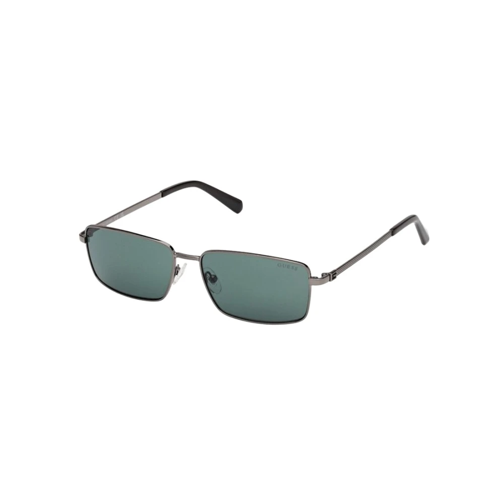 Guess Men's Gray Sunglasses, 56 Mm, Ezra Narrow Rectangular Sunglasses