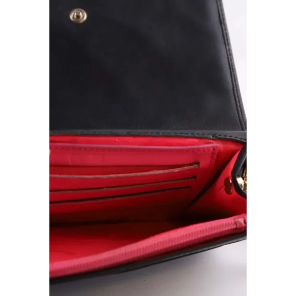 Chanel Vintage Pre-owned Leather shoulder-bags Black Dames