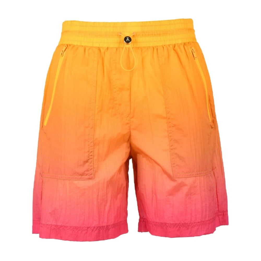PATRIZIA PEPE Nylon Bermuda Shorts Multicolor Dames