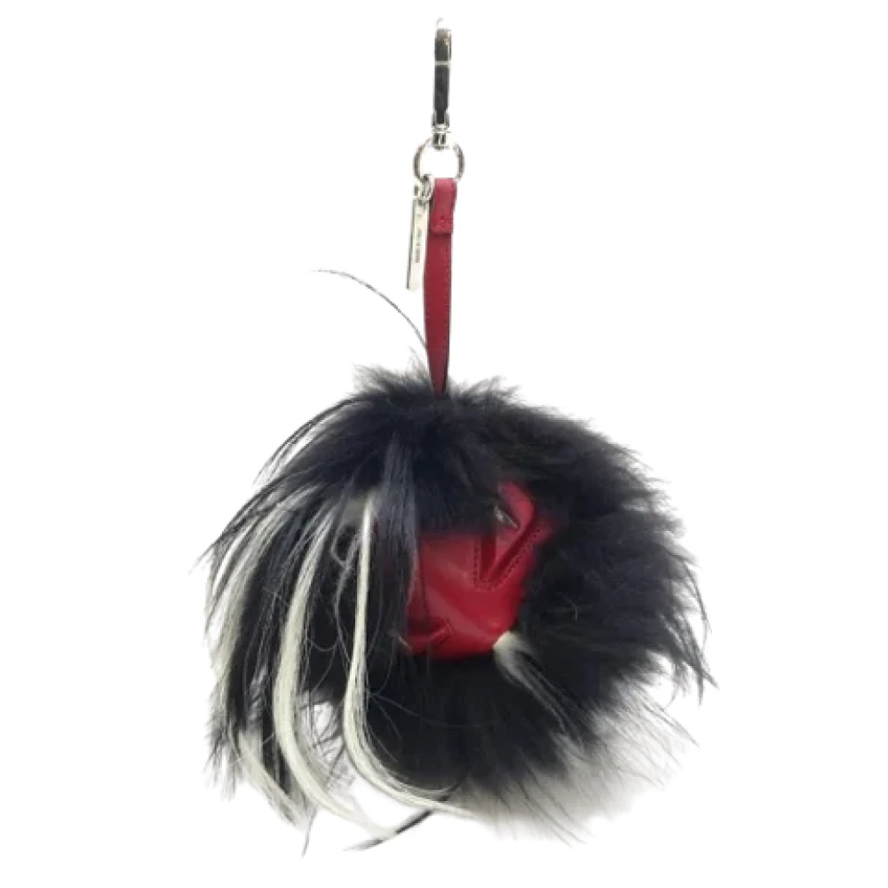 Fendi Vintage Pre-owned Fur key-holders Black Dames