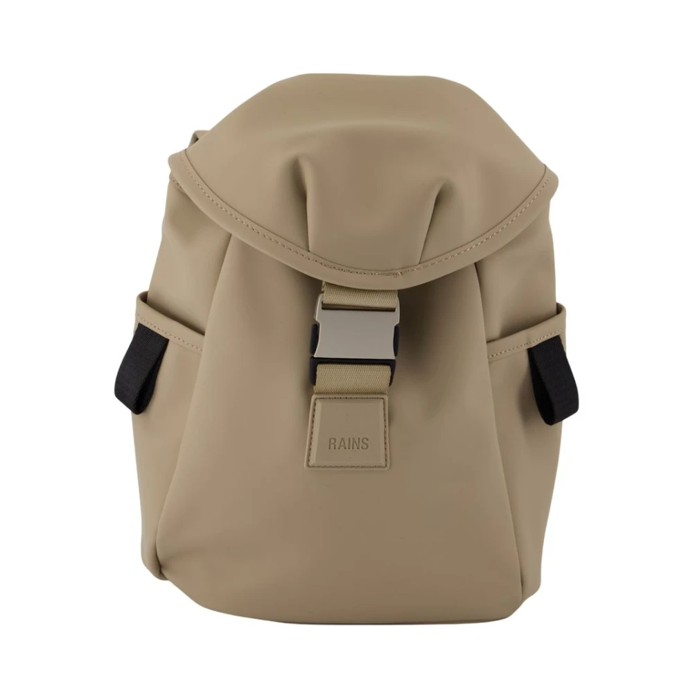 Rains Unisex Beige Mini Bucket Backpack - Synthetic - Backpacks - One Size - Bags