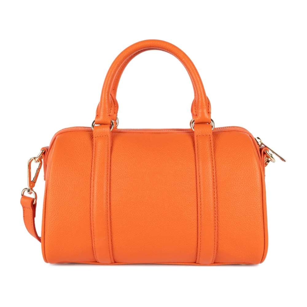 Lancaster Ritssluiting Schoudertas Milano Ana Oranje Orange Dames
