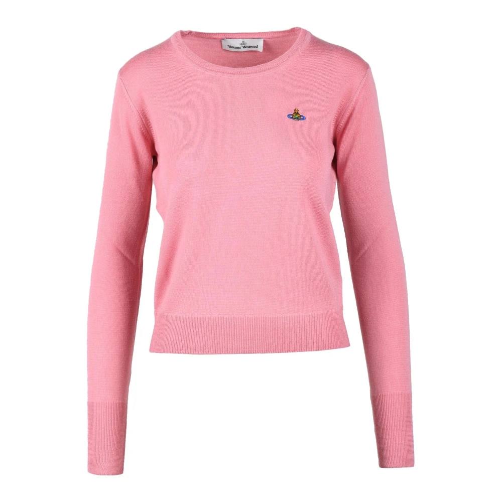 Vivienne Westwood Zuivere Wol Gebreide Trui Gray Dames