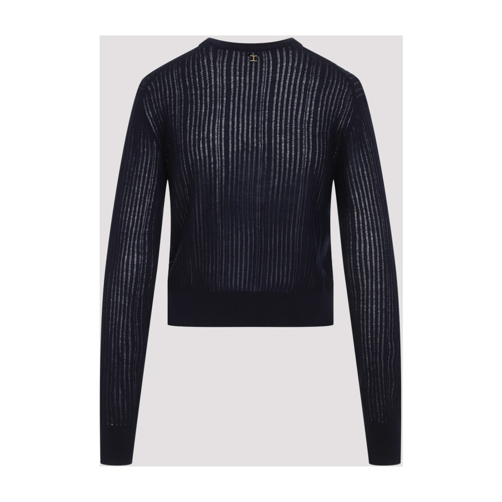 Chloé Blauwe Wollen Trui Elegante Stijl Blue Dames
