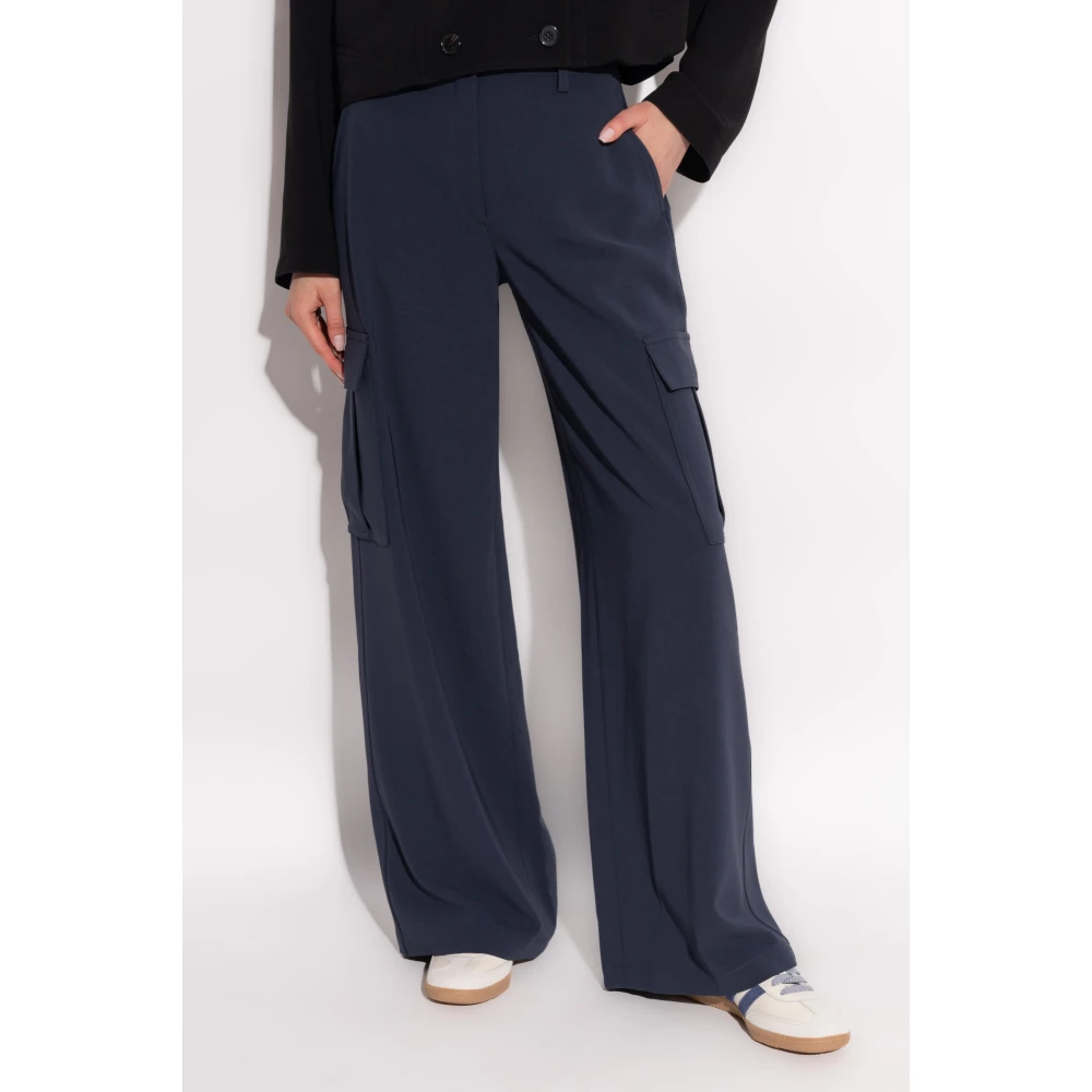 Theory Cargo broek Blue Dames