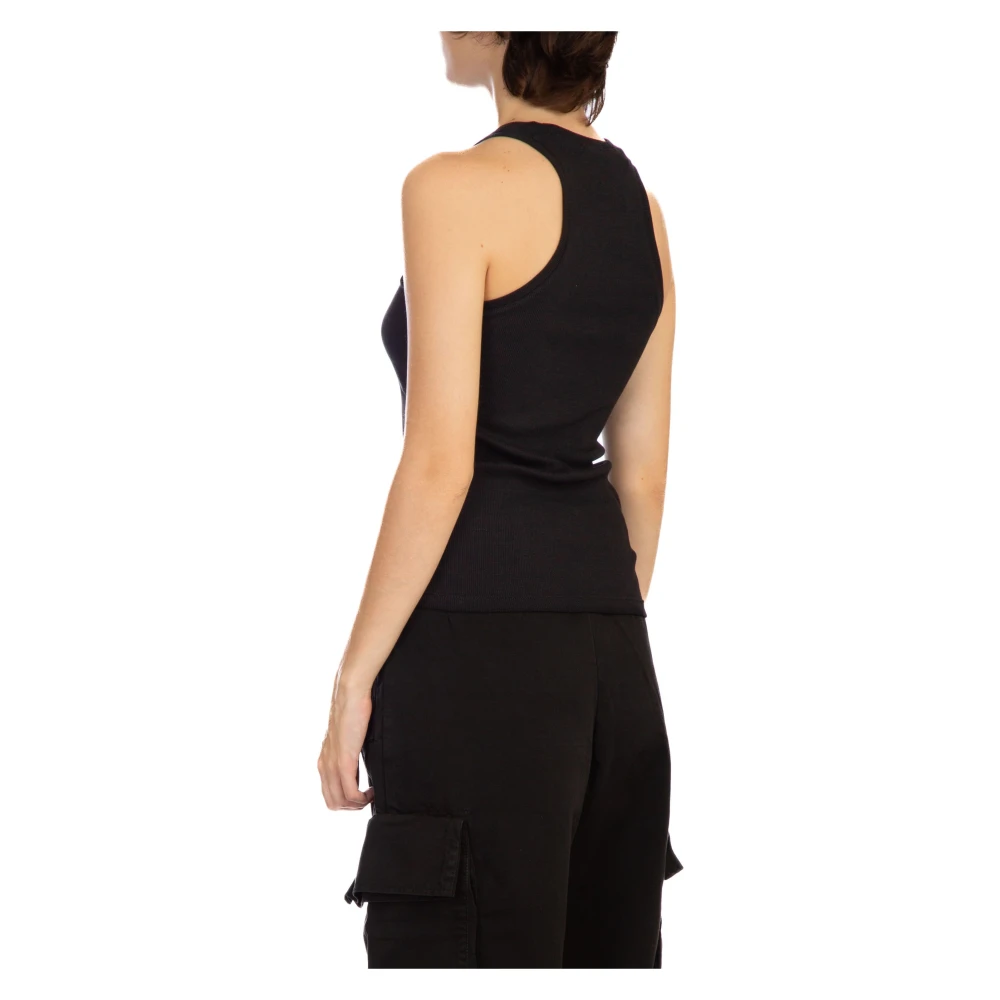 pinko Stijlvolle Distinto Tanktop in Z99 Black Dames