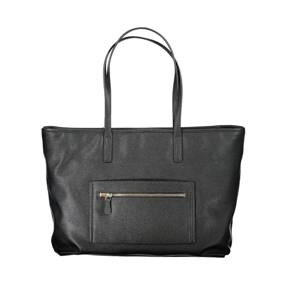 Guess Zwarte PU Leren Tote Handtas Black Dames