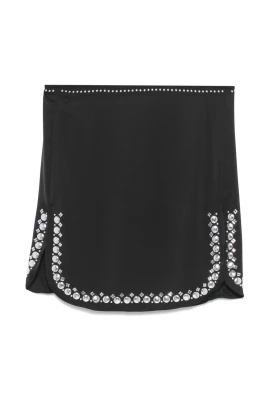Embellished Mini Skirt