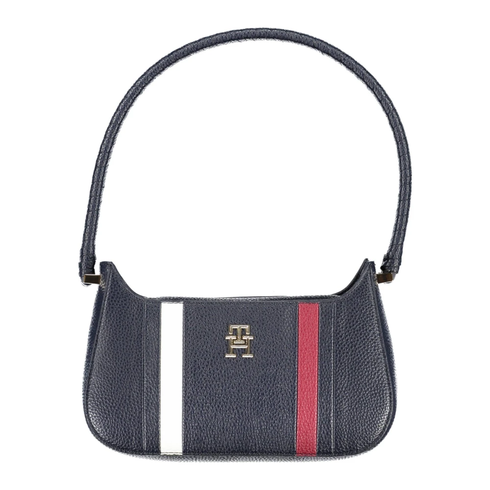 Tommy Hilfiger Women's Blue Handbags, One Size, Shoulder Bag With Contrast Details