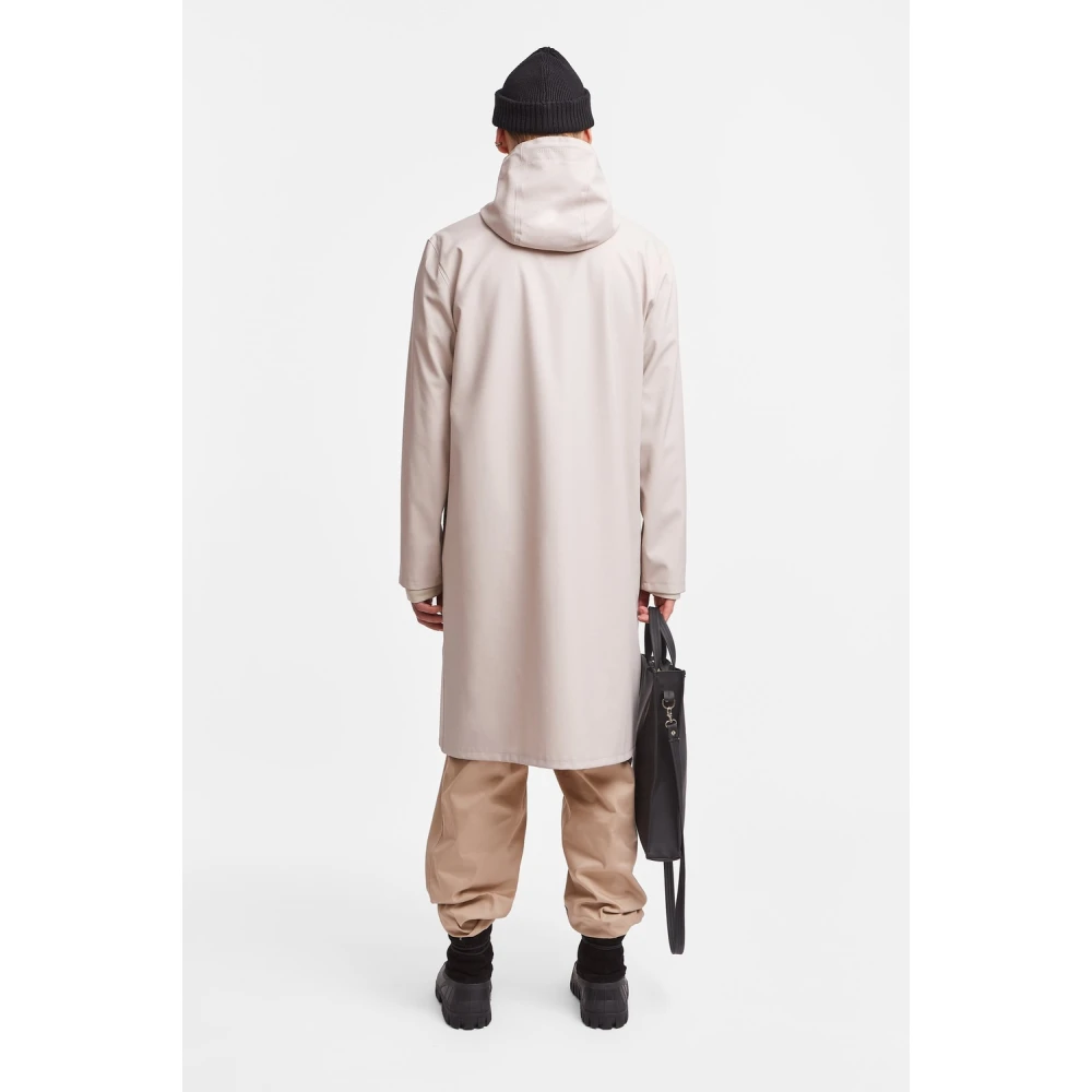 Stutterheim Stedelijke Waterdichte Hooded Parka Beige Heren