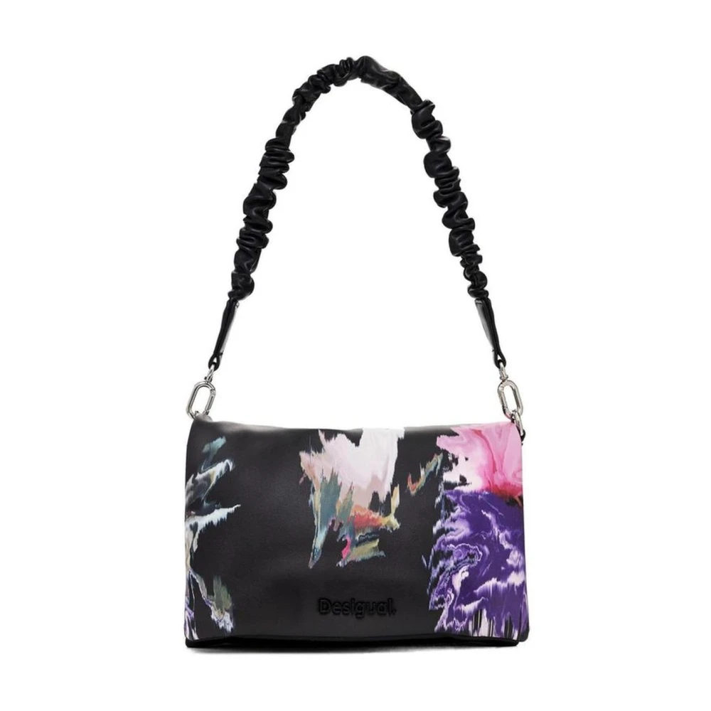 Desigual Stijlvolle Zwarte Handtas Dames Tassen Collectie Multicolor Dames