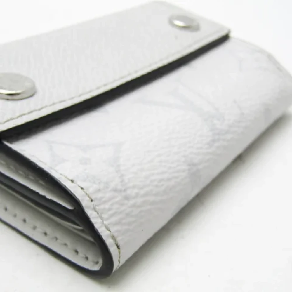 Louis Vuitton Vintage Pre-owned Leather wallets White Heren