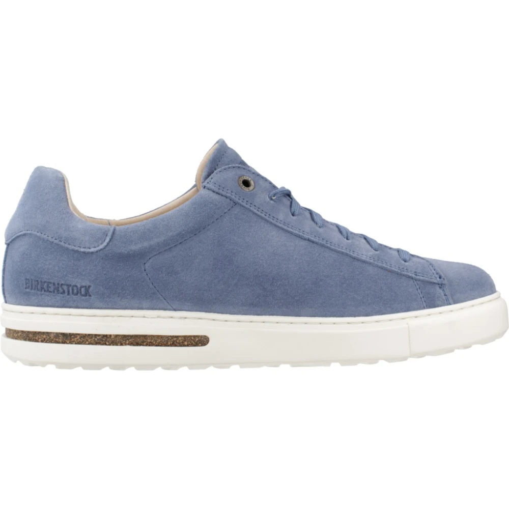 Birkenstock Lage Casual Sneakers van Suèdeleer Heren Schoenen Blauw