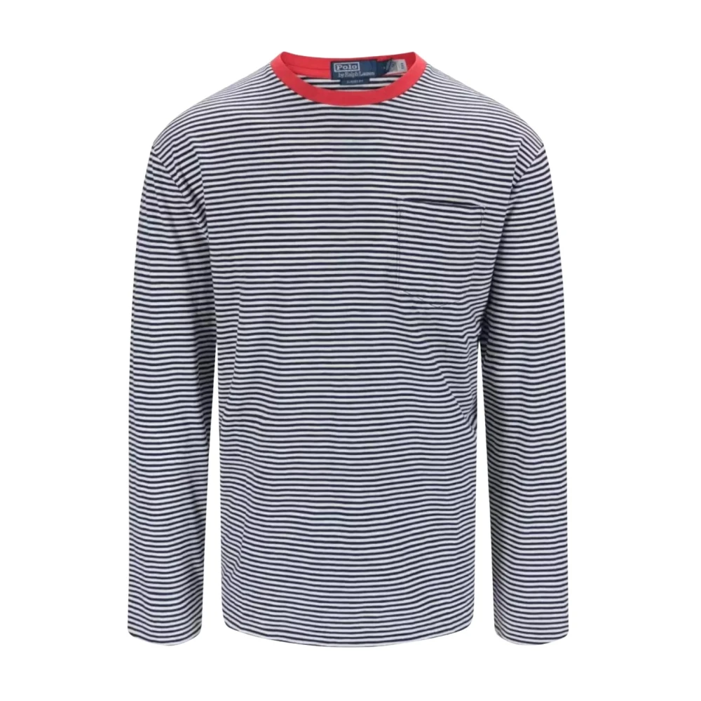 Ralph Lauren Katoenen gestreepte blouse met zak Multicolor Heren