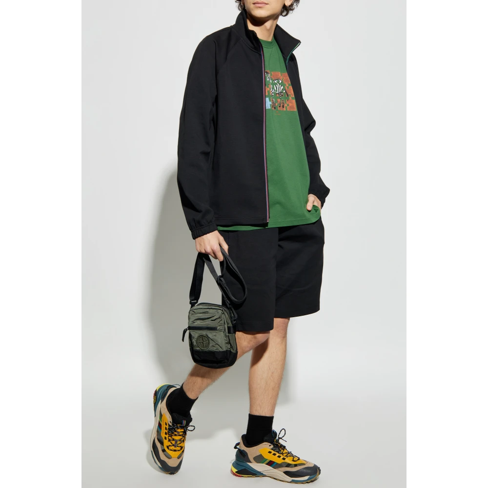 PS By Paul Smith Bedrukt T-shirt Green Heren