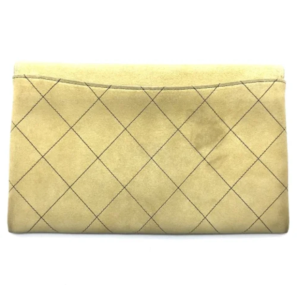 Chanel Vintage Pre-owned Leather chanel-bags Beige Dames