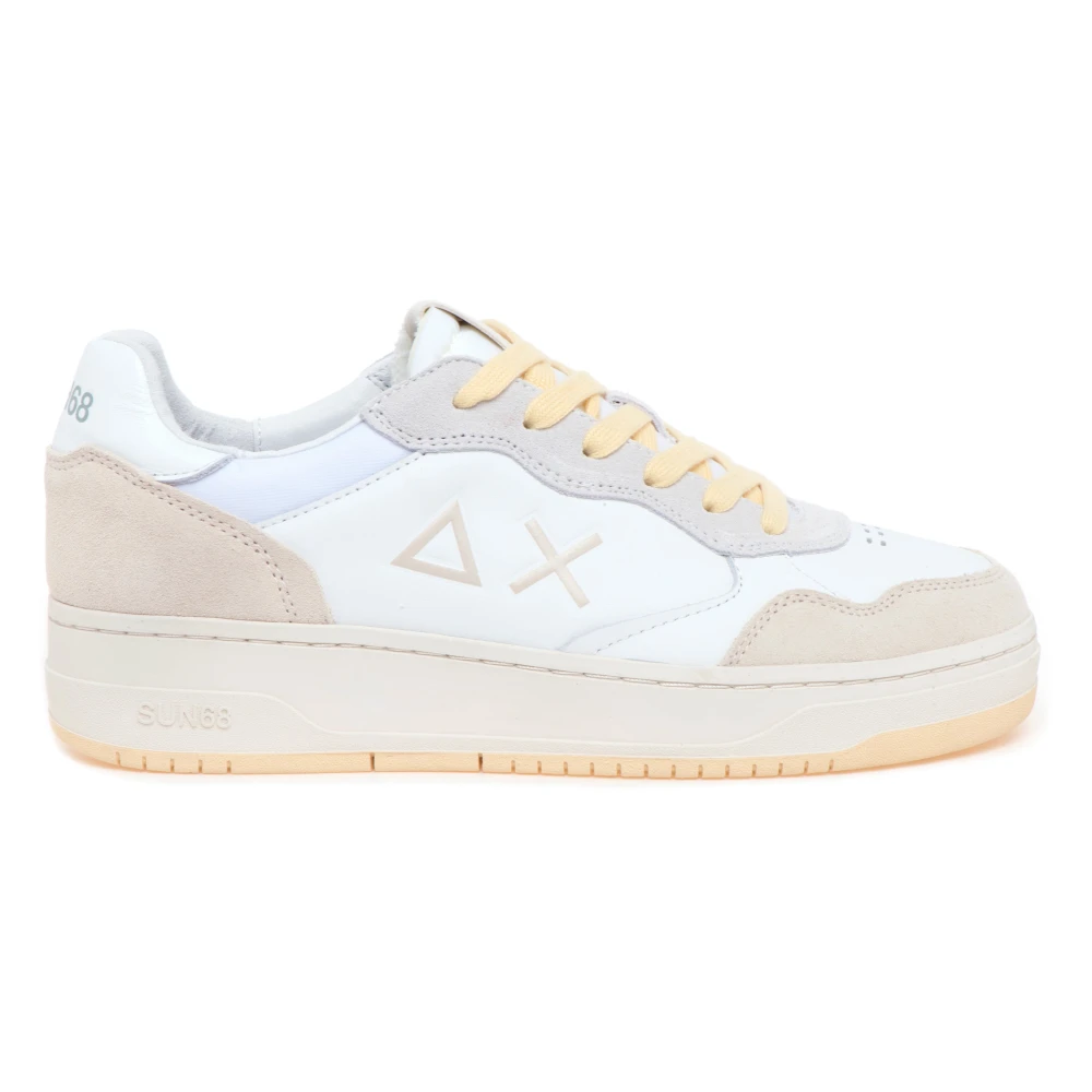 Sun68 Big Basket Heren Schoenen Wit
