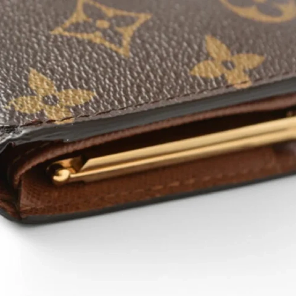 Louis Vuitton Vintage Pre-owned Canvas wallets Brown Dames