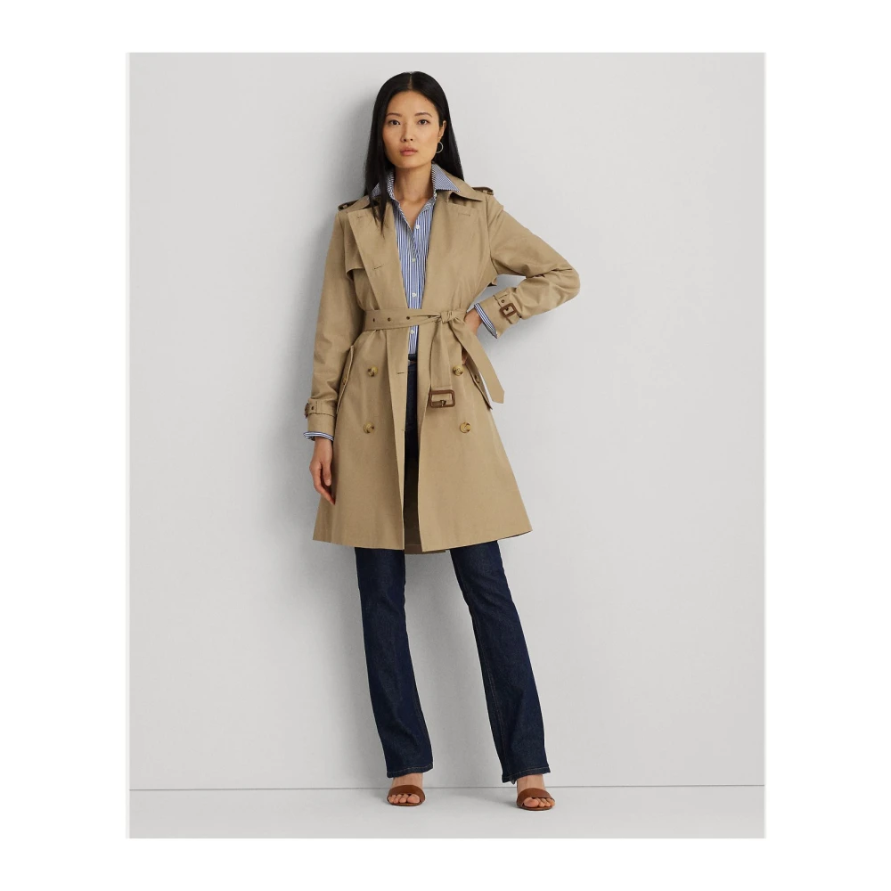 Ralph Lauren Klassieke beige trenchcoat Beige Dames