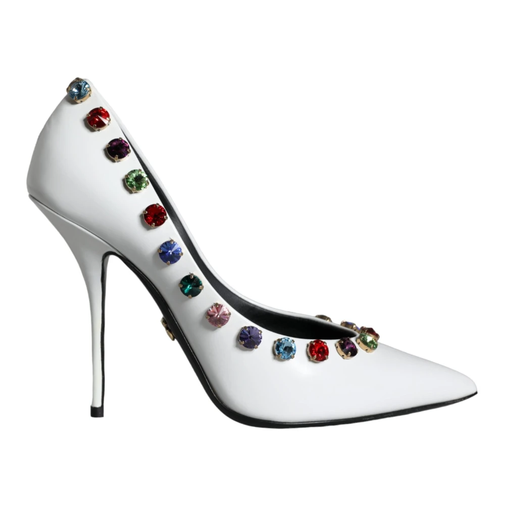Dolce & Gabbana Damen Weiß Schuhe, 39 Eugröße: