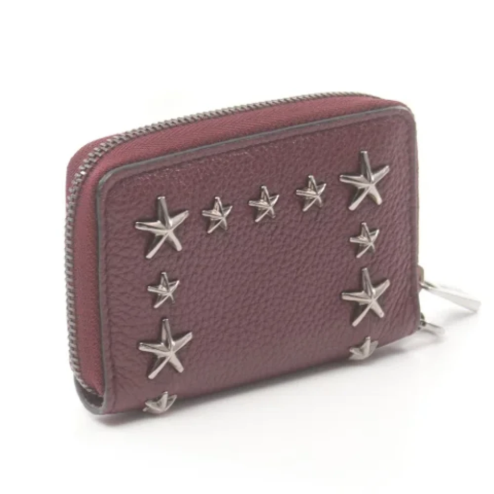 Jimmy Choo Pre-owned Leather wallets Brown Dames