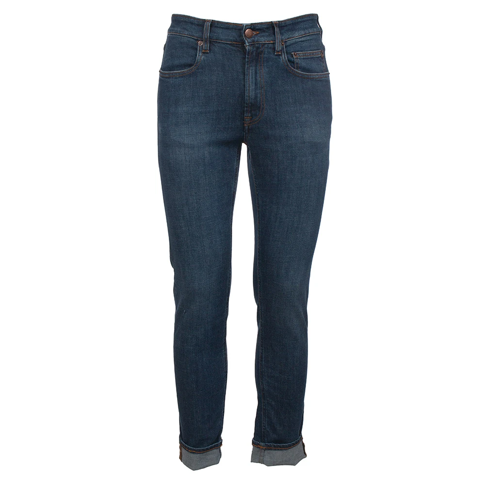 Siviglia Hoge taille katoenen palazzo broek Blue Heren