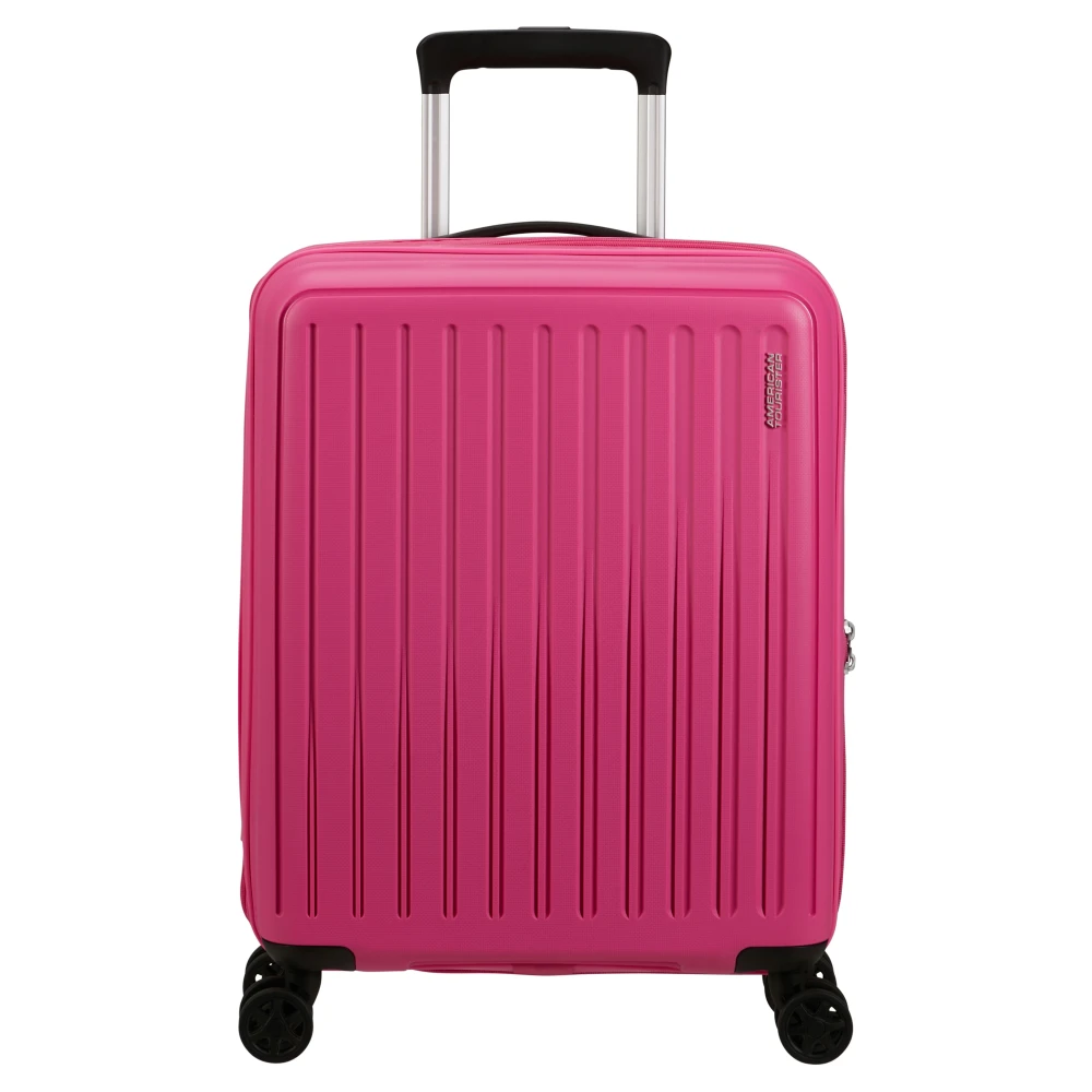 American Tourister Unisex Pink Durable Cabin Suitcase With Tsa Lock