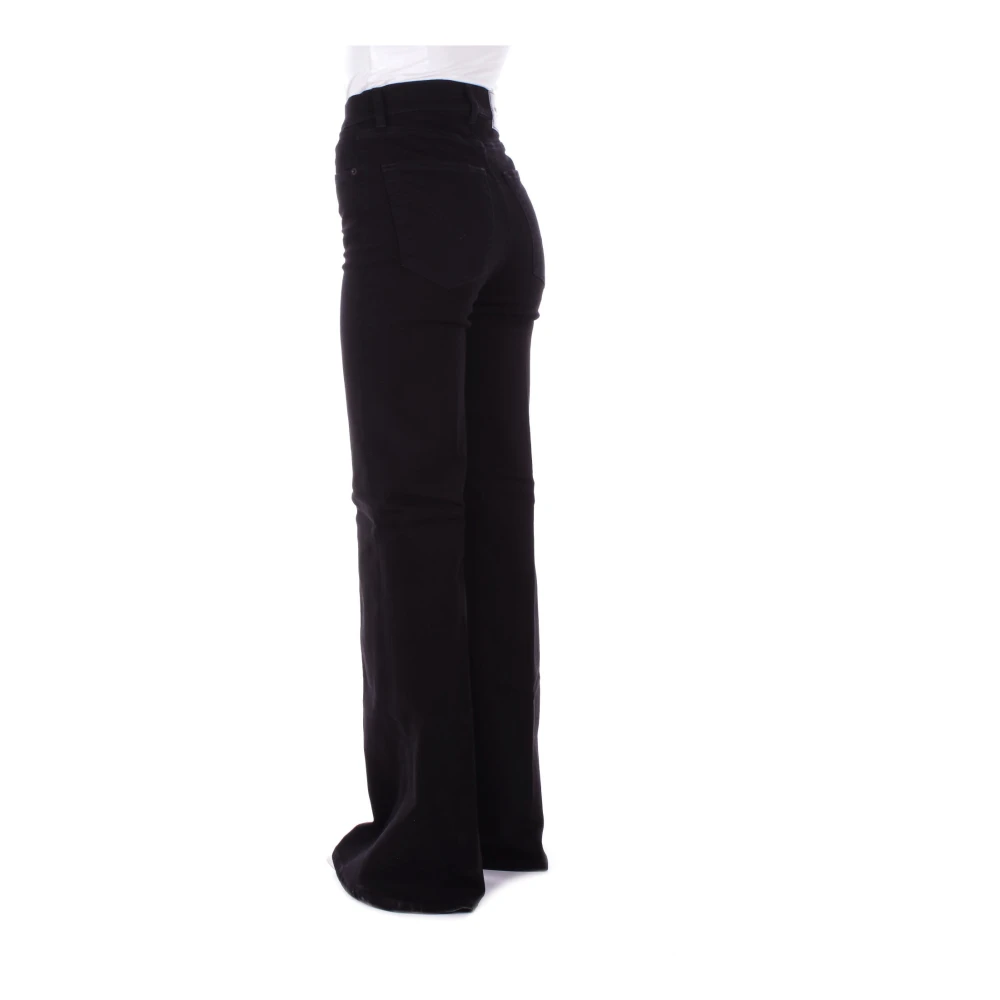 Dondup Zwarte broek met ritssluiting Black Dames