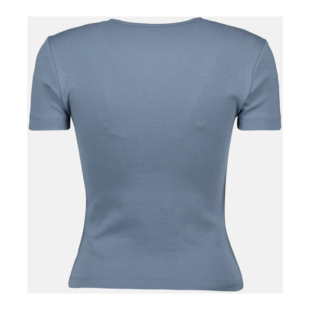 Diesel Blauwe Lange T-Ele T-shirt Vrouwen Blue Dames