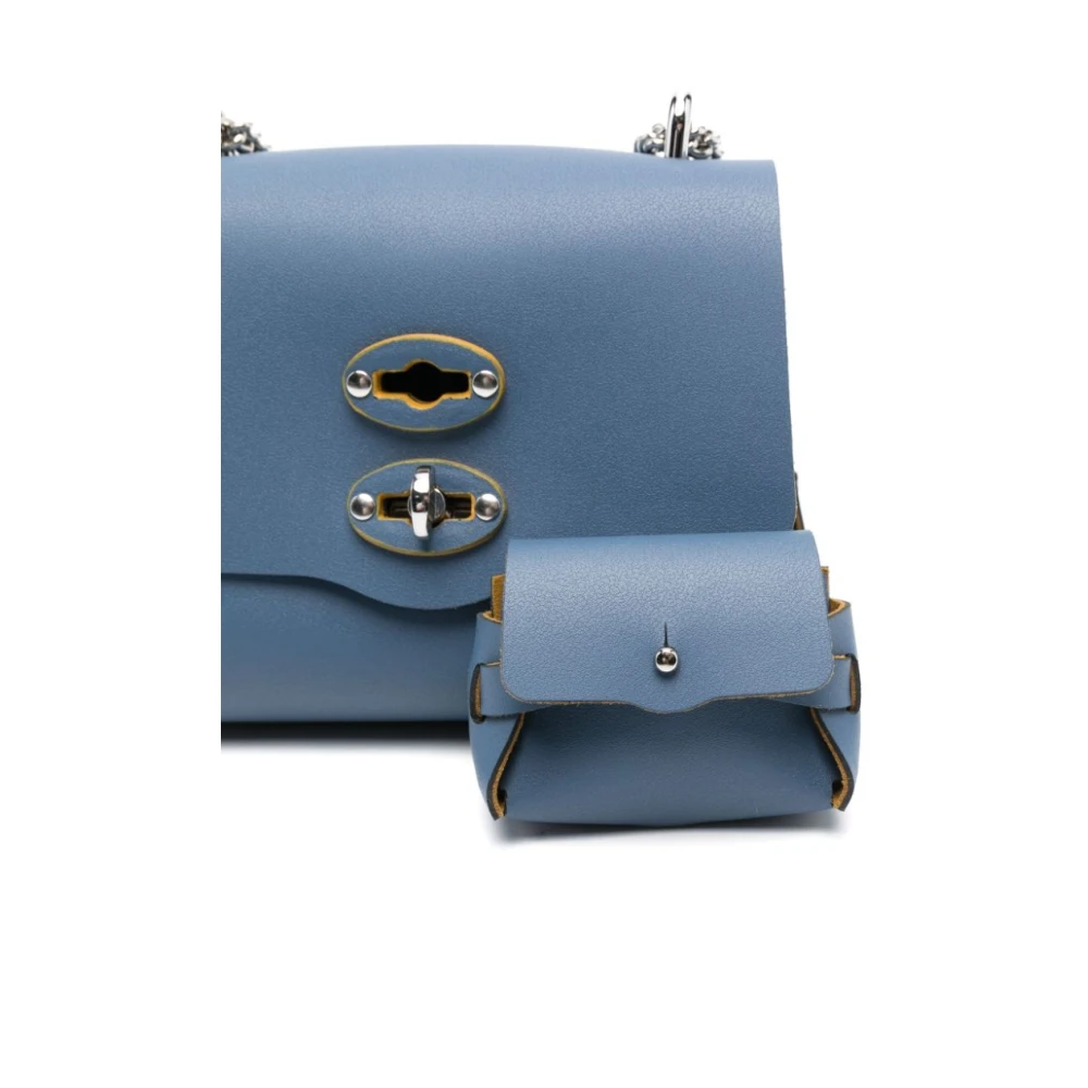 Zanellato Blauwe Ming Sbaby Schoudertas Blue Dames
