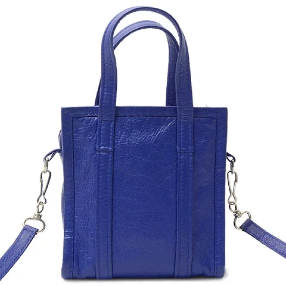 Balenciaga Vintage Pre-owned Leather handbags Blue Dames