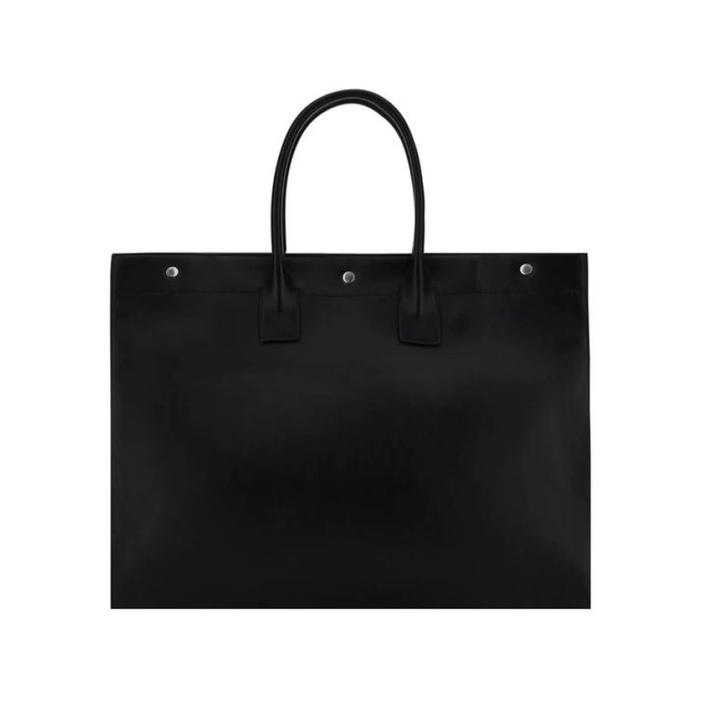 Saint Laurent Elegante Noé Tote Handtas met Ritsvak Black Heren