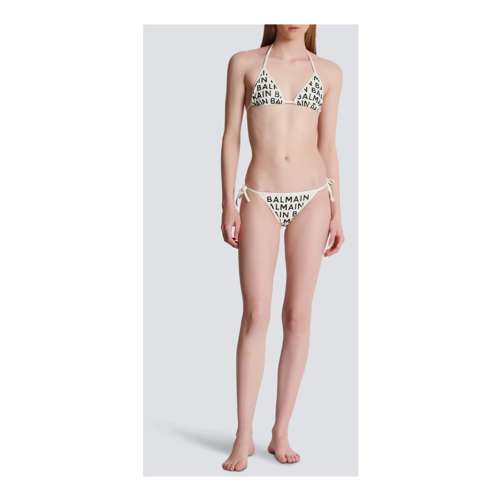 Balmain driehoek bikini White Dames