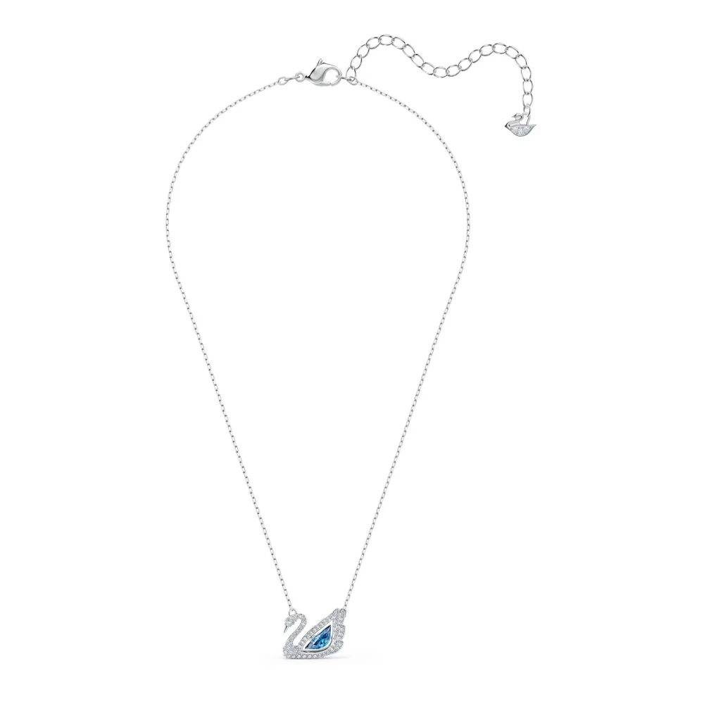 Swarovski Necklace Blue Pendant Dancing Swan 5533397 - Image 5