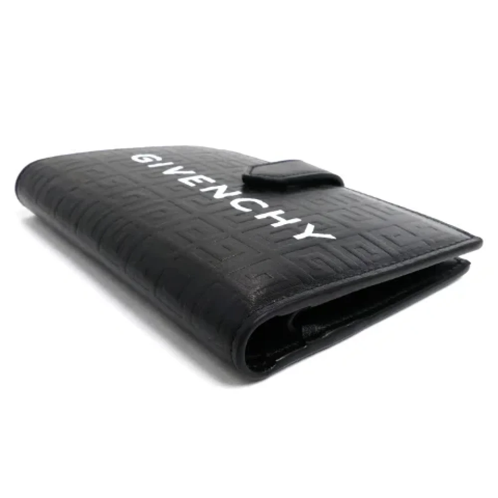 Givenchy Pre-owned Leather wallets Black Dames