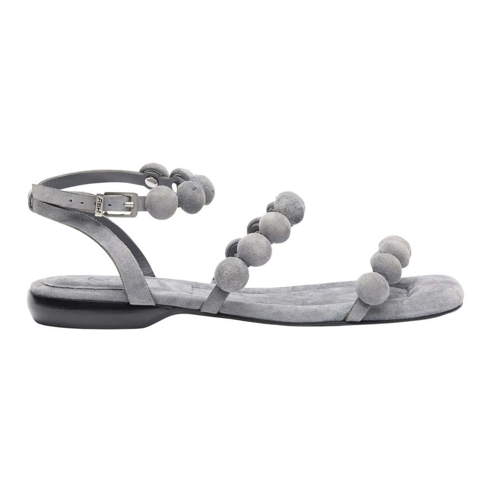 Ash Gray Regy Flat Sandal - Female - Flat Sandals - 6 Uk - Shoes