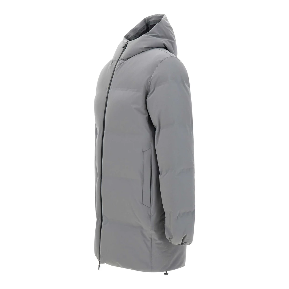 Herno Grijze Parka Jas Waterdicht Winddicht Gray Heren
