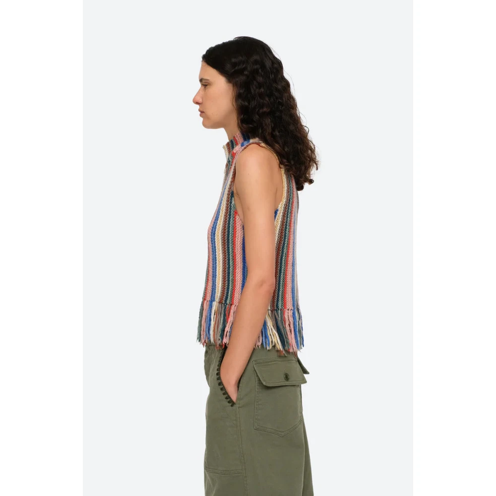 Sea NY Ombre Gebreide Trui met Col Multicolor Dames