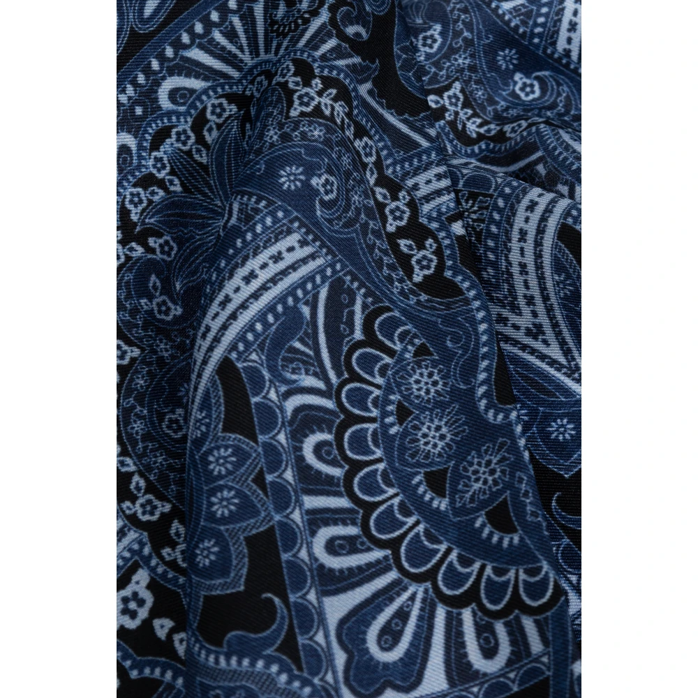 ETRO Zijden sjaal Blue Dames