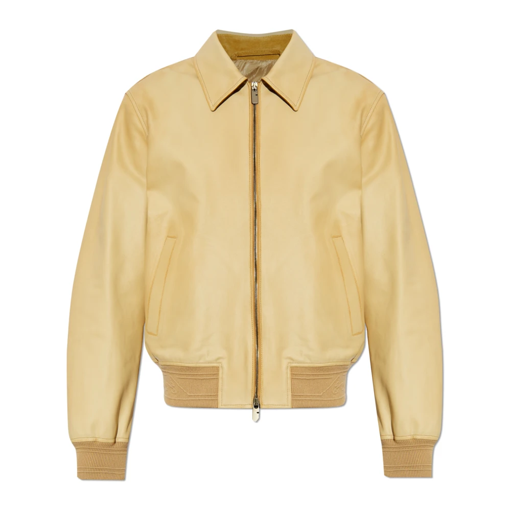 Jackets > Leather Jackets - - Burberry - Modalova