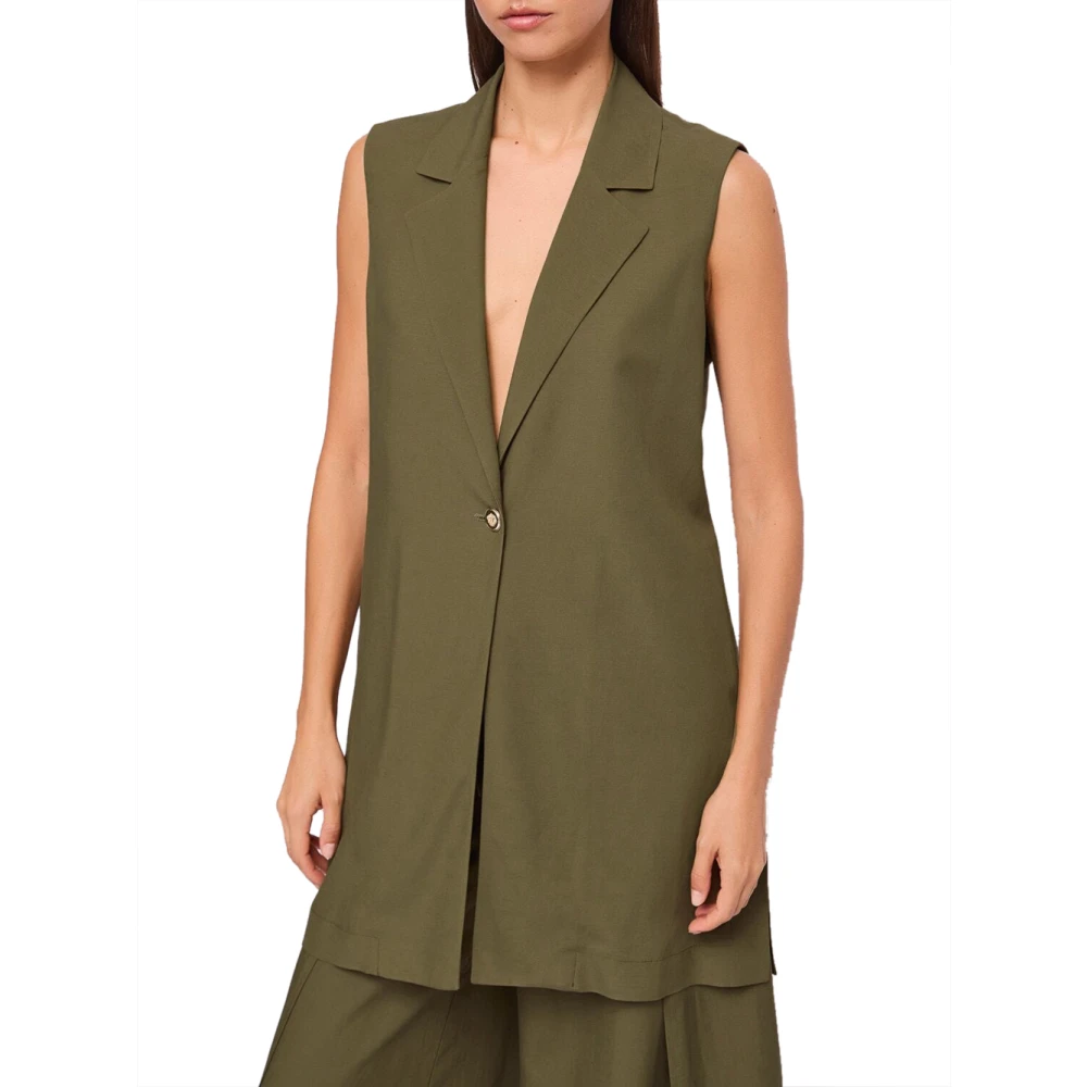 Gaudi Women's Green Gaudì Jumpers - Waistcoats - Xs - Jackets