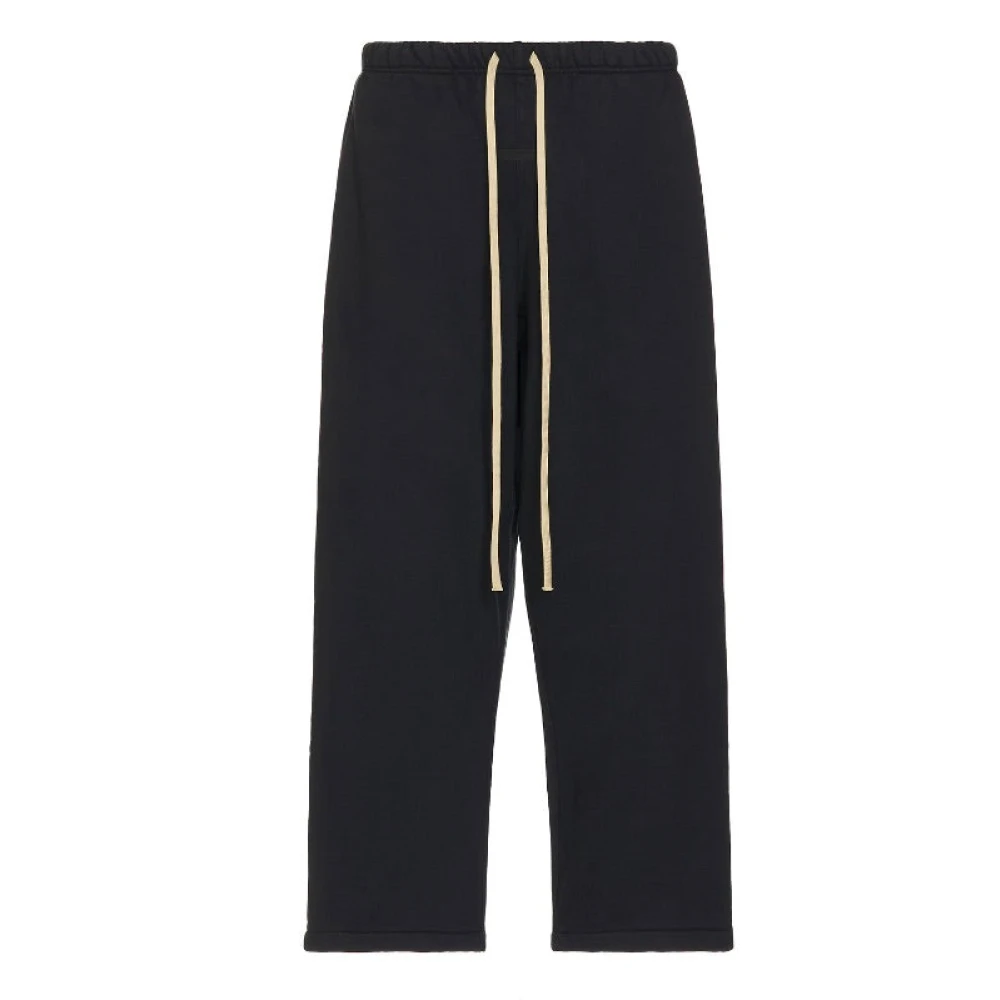 Fear Of God Zwarte Heavy Fleece Relaxte Sweatpants Black Dames