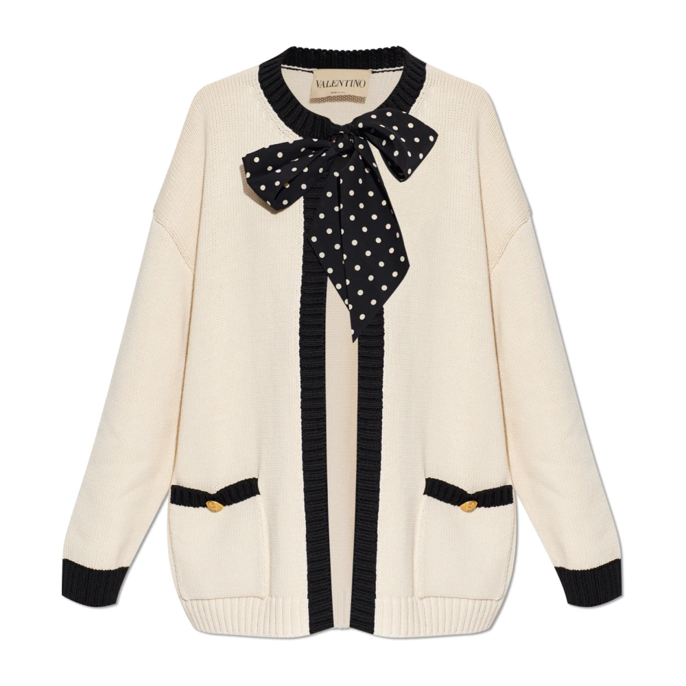 Valentino Garavani , Damen, Strickwaren, Beige, Xs 