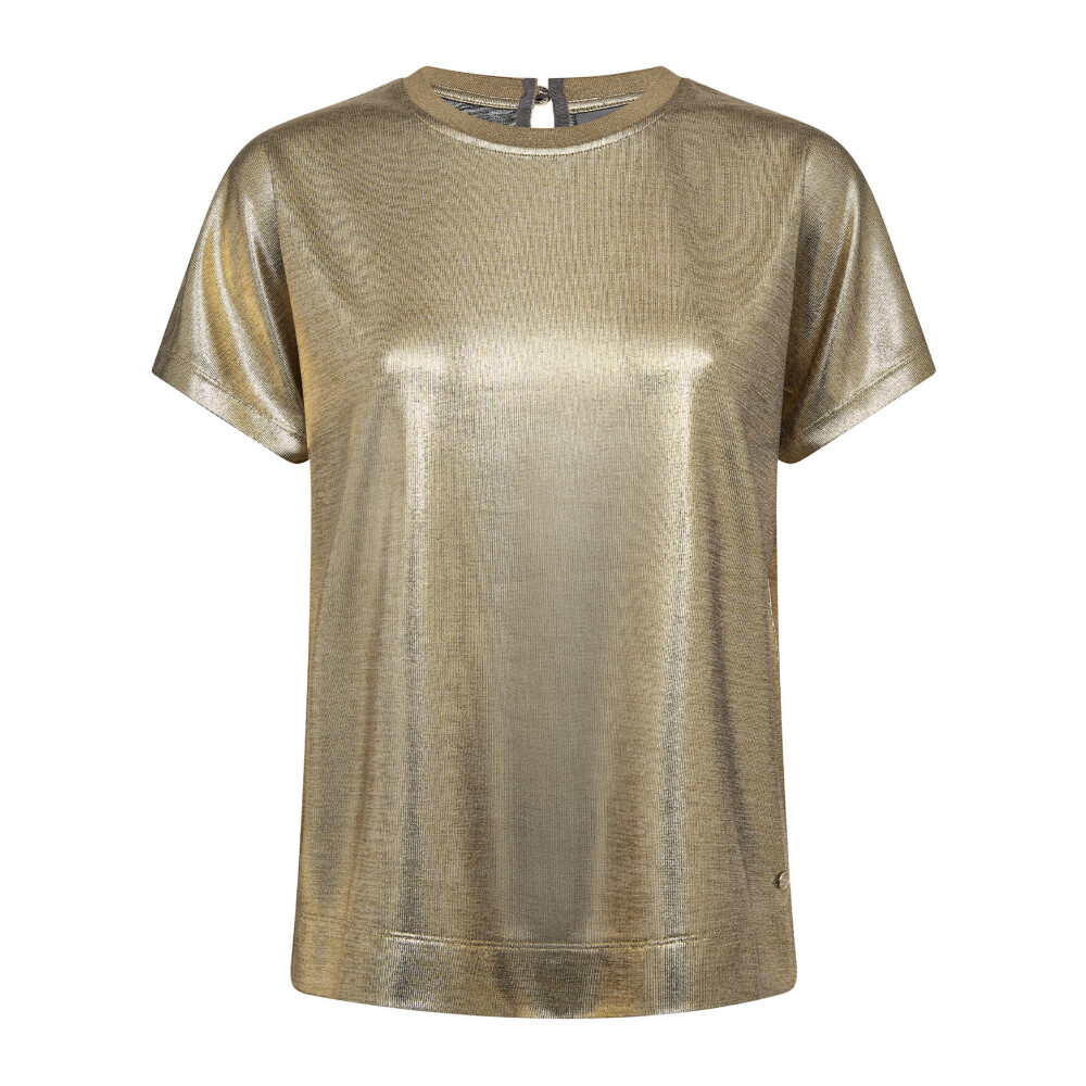 Metallic best sale shirt dames