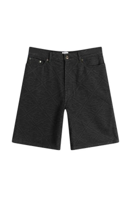 Jacquardshorts med tryck