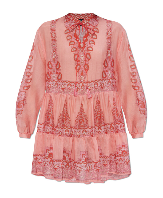 paisley-print-mini-dress