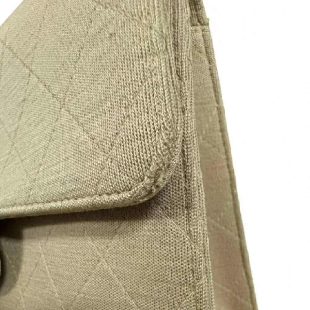 Chanel Vintage Pre-owned Cotton chanel-bags Beige Dames